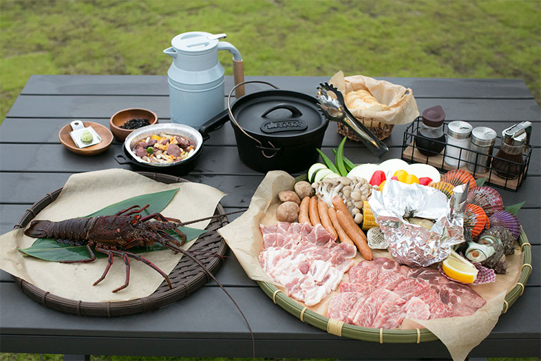 1泊2⾷付】伊勢を味わう伊勢海老グランピングBBQプラン【お1人１尾まるごと付き】 | 伊勢志摩グランピング グランドーム伊勢賢島【公式】